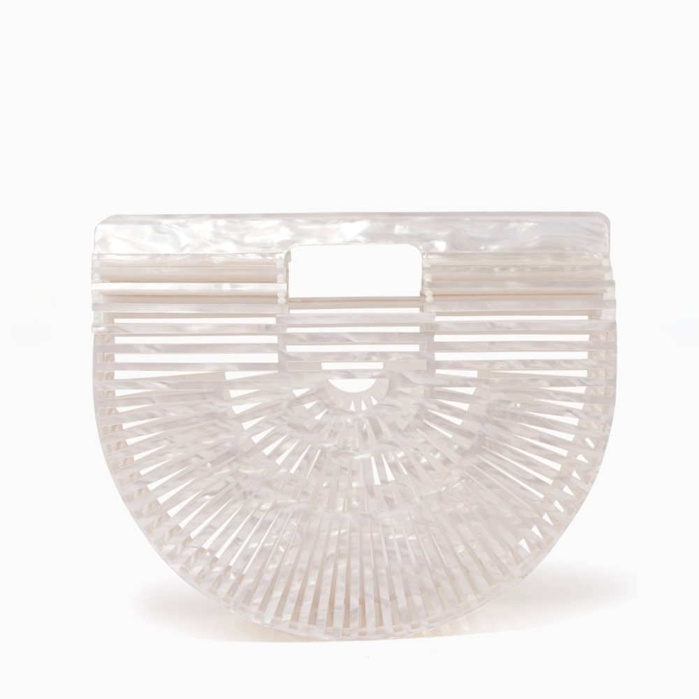 Cult Gaia Mini Mother Of Pearl Ark Bag